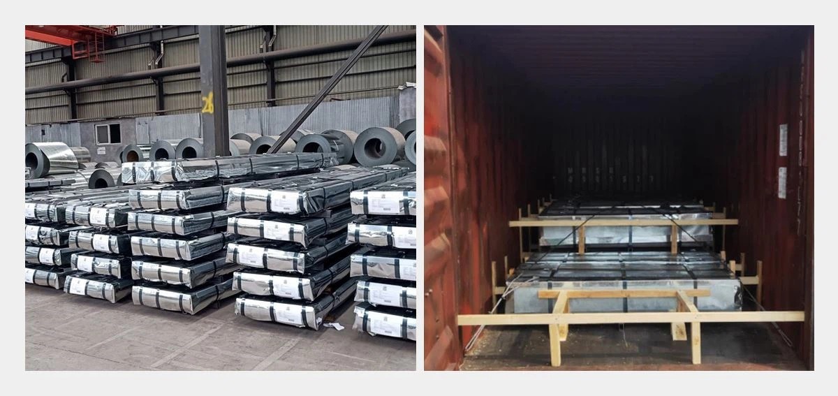 Galvanized Corrugated Sheet Metal 4x8 packaging Galvanized Corrugated Sheet Metal 4x8 packaging